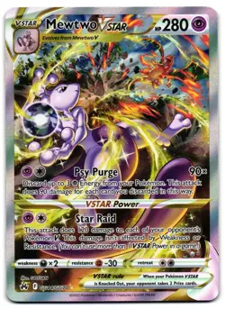 Mewtwo VSTAR GG44/GG70 - Crown Zenith Galarian Gallery Pokemon TCG - NM Card - Image 1