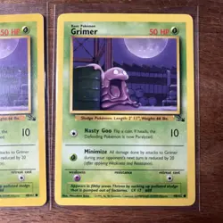 GRIMER 48/62 Fossil Pokemon Card Lot Of 2 - Image 2