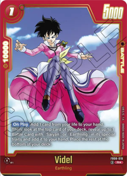 Videl FB08-019 R Rare | Dragon Ball Super Card Game | Earthling Red NM - Image 1