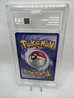 1999 Pokemon Fossil Dragonite Holo Rare Card 4/62 Graded TAG 6.5 - Image 5