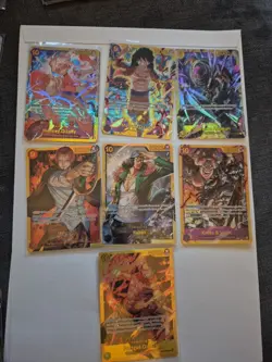 One Piece TCG SEC Bundle Of 7 Cards - Image 1