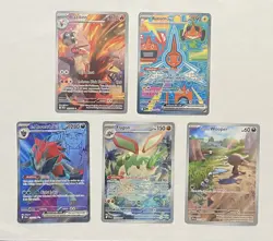 Pokemon Card Illustration Rare Lot Full Art Rotom EX, Blaziken, N’s Zoroark NM - Image 1