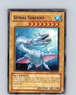Yu-Gi-Oh TCG Spiral Serpent 5DS1-EN007 Unlimited Regular Common Card NM - Image 1