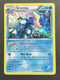 Pokemon TCG - Greninja Promo card 41/146 from XY Base Set 2014 NM - Image 1