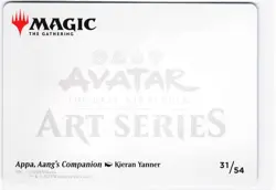 Appa, Aang's Companion Art Card (Gold-Stamped) S Art Series: Avatar: 31 NM - Image 2