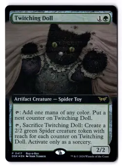 Twitching Doll NM* FOIL EXTENDED PROMO Duskmourn 0417 mtg -UnltdCards - Image 1
