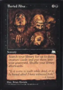 Buried Alive - Weatherlight: #63, Magic: The Gathering Lp C283 - Image 1