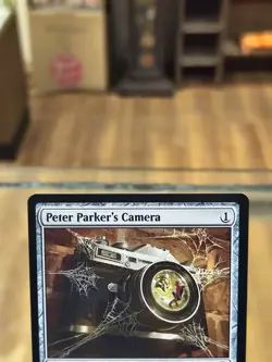 MTG Peter Parker's Camera 0171 Marvel's Spider-Man Regular Rare Artifact - Image 2