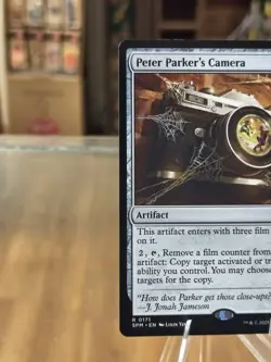 MTG Peter Parker's Camera 0171 Marvel's Spider-Man Regular Rare Artifact - Image 5