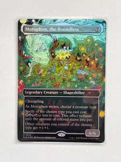 Morophon the Boundless Foil Display Commander (Thick Stock) Secret Lair Drop MTG - Image 1