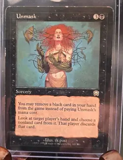 Unmask Mercadian Masques MTG Regular Heavily Played - Image 3
