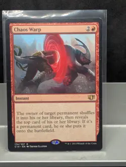 Chaos Warp X1 LP Commander 2014 MTG - Image 1