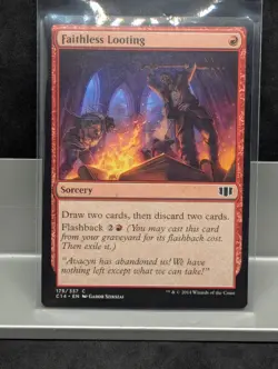 Faithless Looting X1 LP Commander 2014 MTG - Image 1