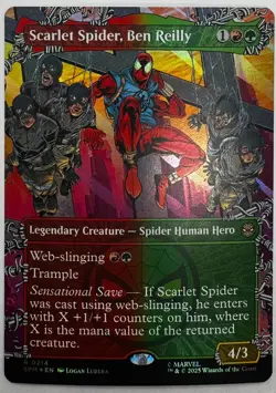 Scarlet Spider, Ben Reilly (Borderless) Marvel's Spider-Man Foil - Image 1