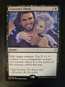 Astarion's Thirst NM Commander Legends: Battle for Baldur's Gate MTG - Image 1