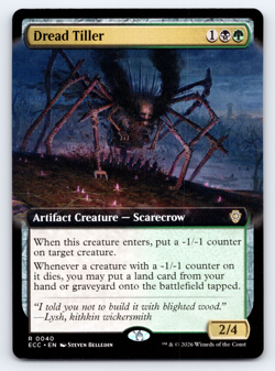 Dread Tiller Extended Art - Lorwyn Eclipsed MTG - Image 1