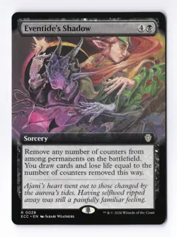 Eventide's Shadow (Extended Art) 0028 (R) MTG Commander Lorwyn Eclipsed (ECC) - Image 1