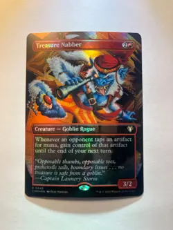 Treasure Nabber (Borderless) Commander Masters Foil - Image 1