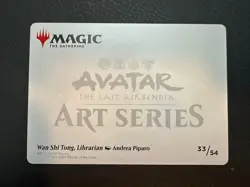 Wan Shi Tong, Librarian Art Series: Avatar: The Last Airbender Gold Stamped Sig - Image 2