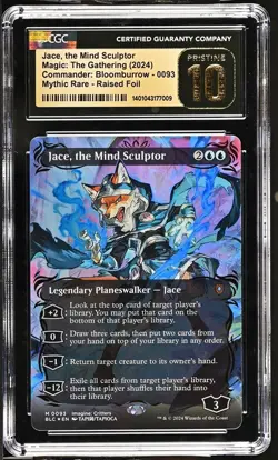 Jace the Mind Sculptor Magic The Gathering Bloomburrow Raised Foil Pristine 10 - Image 1