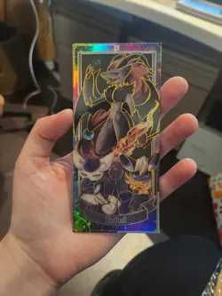 GOLD Tarot The Devil Pokemon Eif Origins 2.0 Zoroark Elf Origin Collection - Image 1