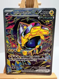 Pokemon Prismatic Evolutions - 154/131 Iron Hands ex - SIR - NM/M - Image 1
