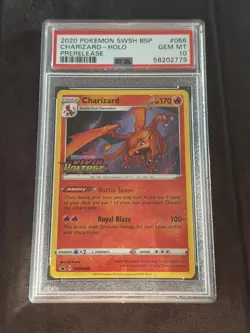 Charizard Vivid Voltage Prerelease SWSH066 PSA 10 - Image 3