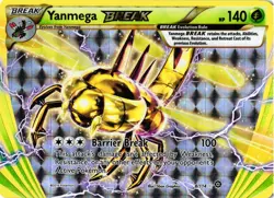 Pokemon TCG Yanmega BREAK Rare BREAK XY Steam Siege 8/114 LP - Image 1