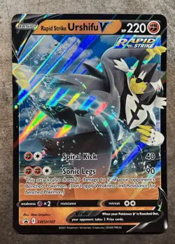 Pokemon TCG - JUMBO Rapid Strike Urshifu V SWSH107 Black Star Promo NM - Image 1