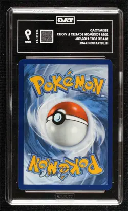 Seismitoad Illustration Rare Pokemon Black Bolt BLK TAG 9 MINT - Image 2