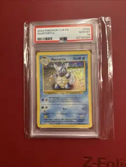Pokemon Wartortle 002/034 Classic Collection Holo PSA 10 2023 Pokemon TCG - Image 1