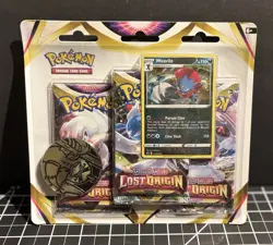 Pokemon TCG - Sword & Shield - Lost Origin 3 Pack Blister - Weavile Promo - Image 1