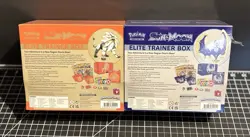 Pokemon TCG - 2 Sun and Moon Base Set ETBs - Art Set - Sealed, Damage - Image 2
