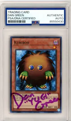 PSA Signed Dan Green Yu-Gi-Oh Kuriboh Metal Raiders MRD-071 Unlimited Super Rare - Image 1
