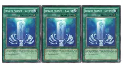 Yugioh- 3X Rod of Silence - Kay'est - Common - Unlimited - DCR-036 - Light Play - Image 1