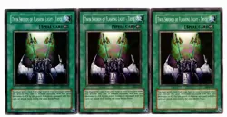Yugioh- 3X Twin Swords of Flashing Light - Tryce - Common - Unl - DCR-037 - LP - Image 1