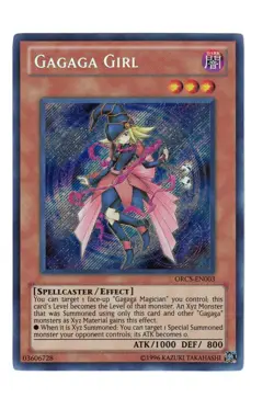 Yugioh- 1X Gagaga Girl - Secret Rare - Unlimited - ORCS-EN003 - Near Mint - Image 1