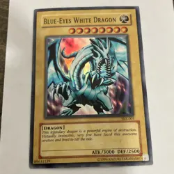 Yu-Gi-Oh! Blue-Eyes White Dragon SKE-001 Super Rare Holo Unlimited - Image 1