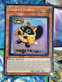 Yu-Gi-Oh! CookyYummy (CR) JUSH-EN017 Justice Hunters 1st Edition - Image 1