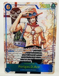 One Piece TCG Portgas D. Ace OP13‑119 Alt Art SEC Carrying on His Will - Image 1
