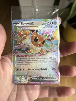 Pokemon Prismatic Evolutions -Eevee ex 075/131- Surprise Box Stamped -SEALED- - Image 3