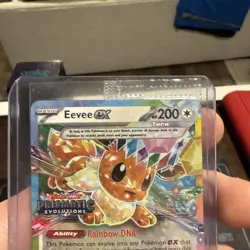 Pokemon Prismatic Evolutions Eevee ex 075/131 Surprise Box Stamped Sealed - Image 2