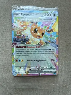 Eevee ex 075/131, Sealed Stamped Promo, Prismatic Evolutions, Surprise Box, NM - Image 1