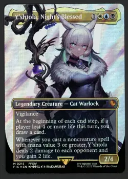 ***Surge FOIL Borderless Y'shtola, Night's Blessed* MTG Final Fantasy Kid Icarus - Image 1