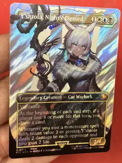 ***Surge FOIL Borderless Y'shtola, Night's Blessed* MTG Final Fantasy Kid Icarus - Image 3