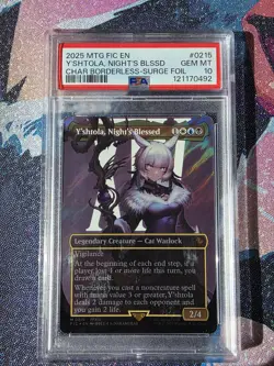 🪄 MTG Final Fantasy Y'shtola Night's Blessed Surge Foil PSA 10 - Image 1