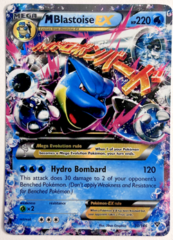 Pokemon TCG Mega Blastoise EX XY 30/146 Holo Rare - LP - Image 1
