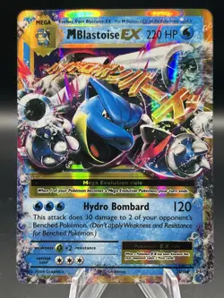 Pokemon TCG: M Blastoise EX Ultra Rare 22/108 XY Evolutions - Image 1