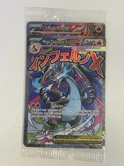 Sealed! Mega Charizard X EX MEP 023 Oricorio 024 UPC Promo Full Art Pokemon Card - Image 1