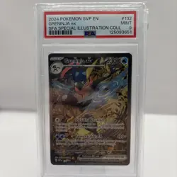 PSA 9 Greninja ex 132 Sv: Scarlet & Violet Promo Cards Holo - Image 1